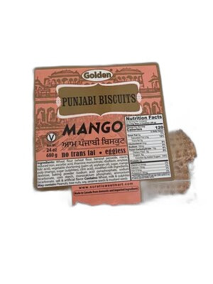 Surati Golden Mango Punjabi Biscuits 680 Gm