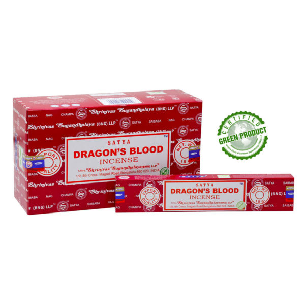 Satya Dragons Blood Incense 12x15 Gm