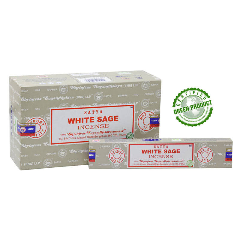 Satya California White Sage Incense 15 Gm