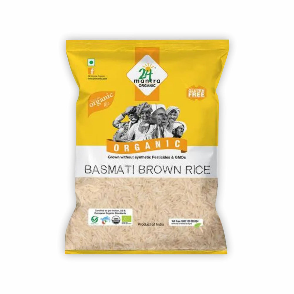 24 Mantra Organic Basmati Brown Rice 2 Lb