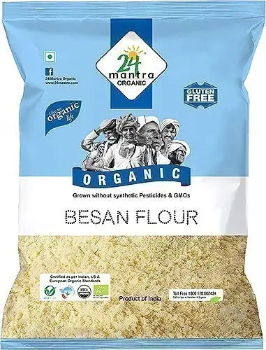 24Mantra Organic Besan 1 Lb