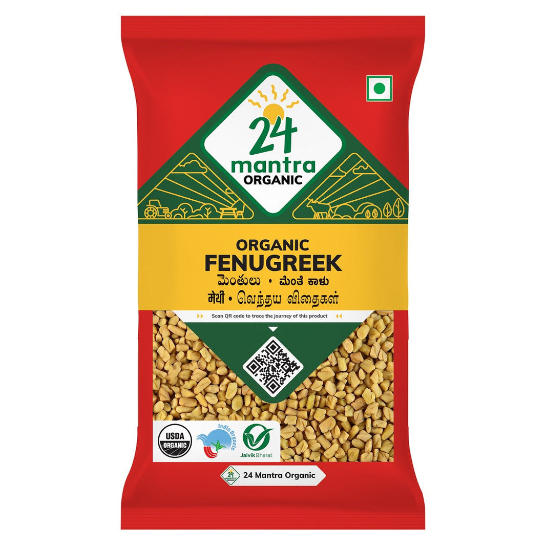 24 Mantra Org Fenugreek 12 Oz