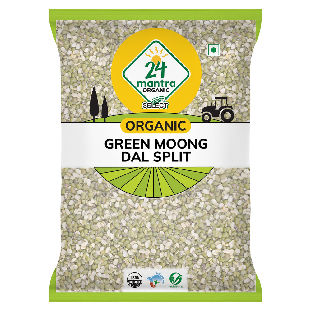 24 Mantra Org Moong Spilt 4 Lb