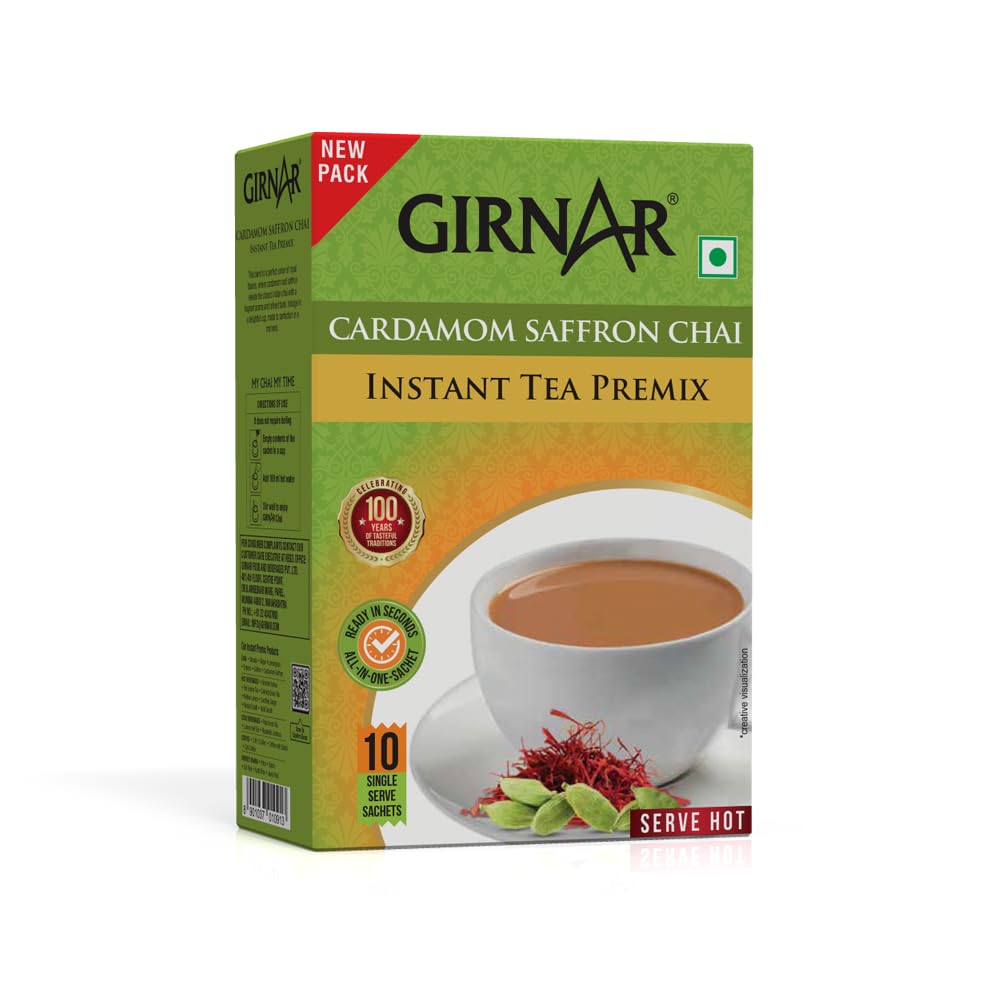 Girnar Instant Cardamom Saffron Tea 220 Gm