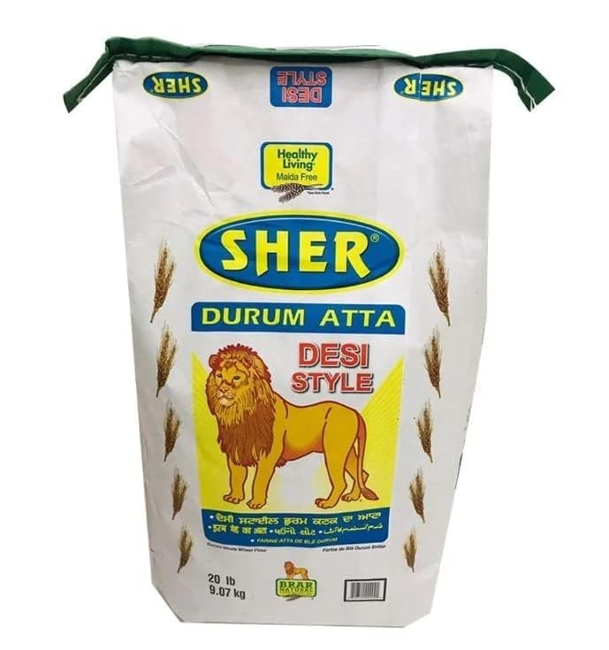 Sher Desi Style Atta 20Lb