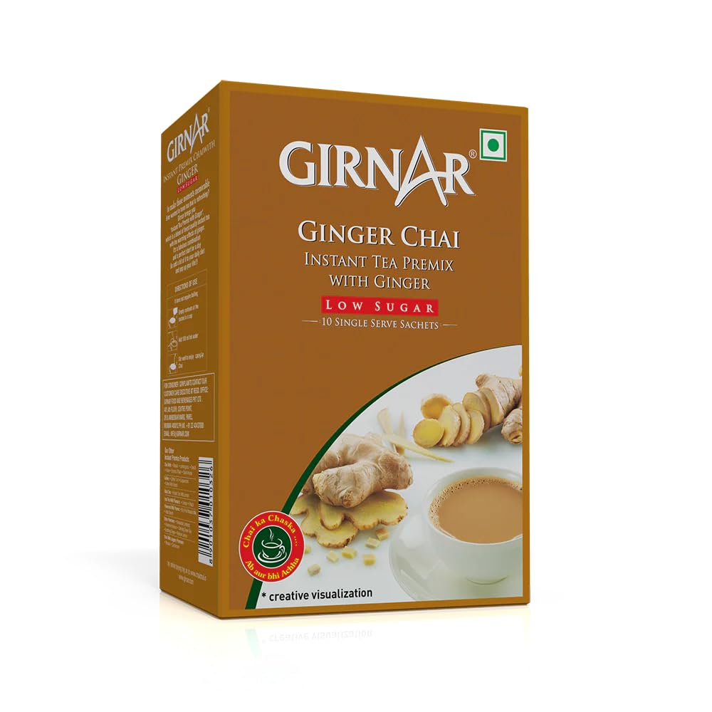 Girnar Instant Ginger Tea 120 Gm (Unsweetened)