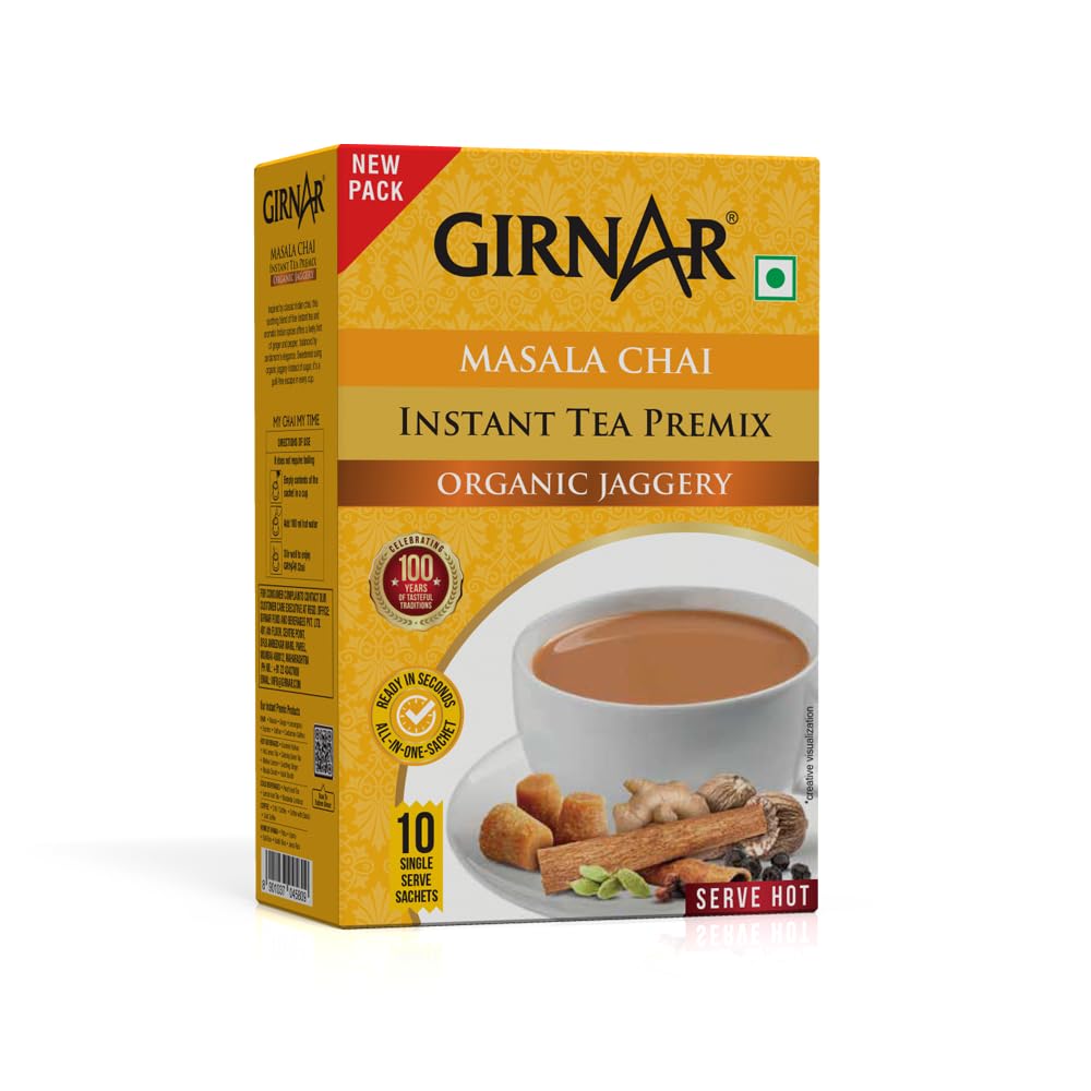 Girnar Instant Masala Tea With Jaggery 220 Gm
