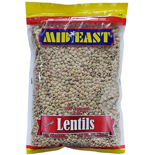 Mid East Green Lentils 24 oz