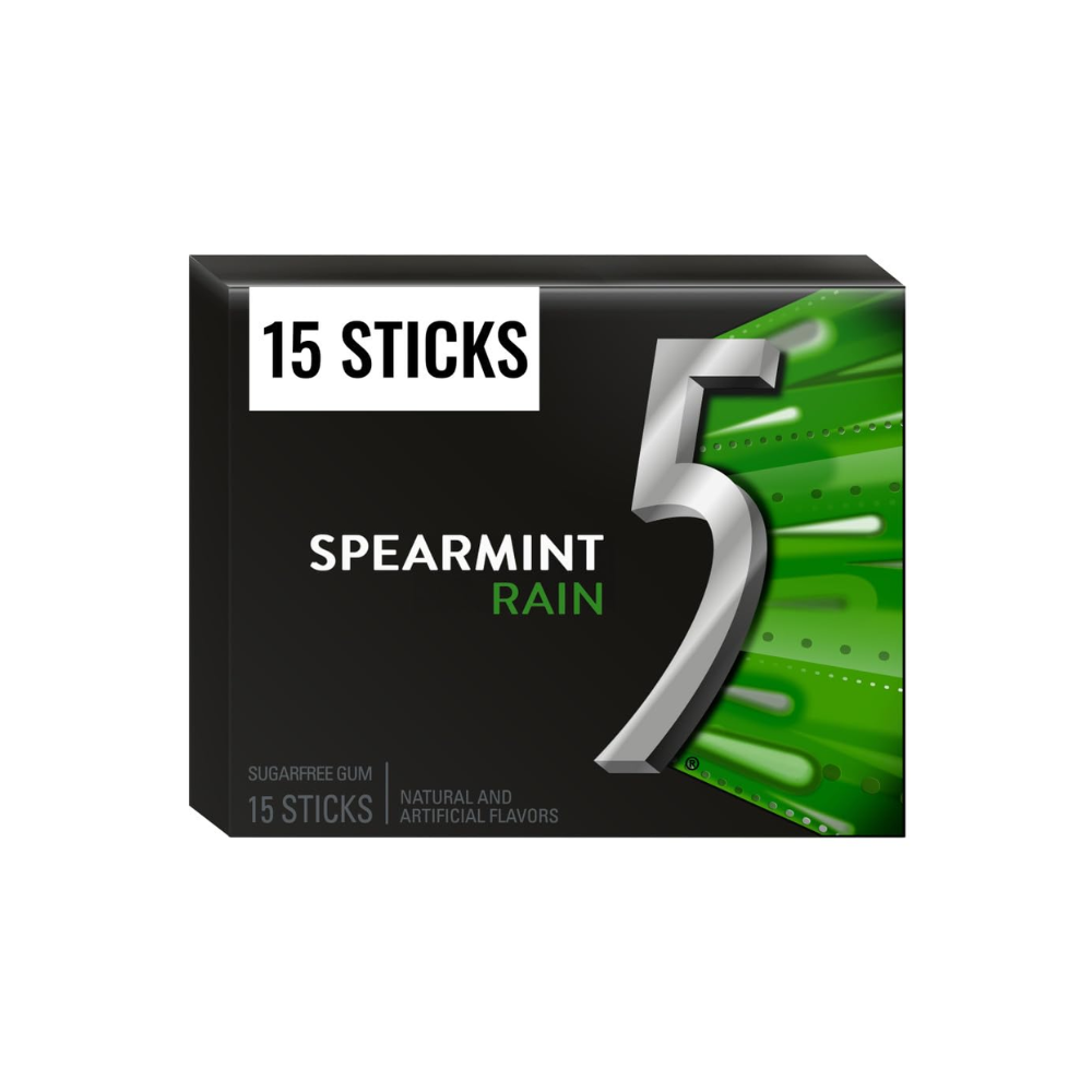 5 Gum Spearmint 15ct
