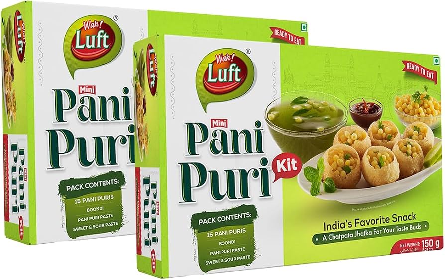 Wah Luft Mini Pani Puri Kit 150 Gm