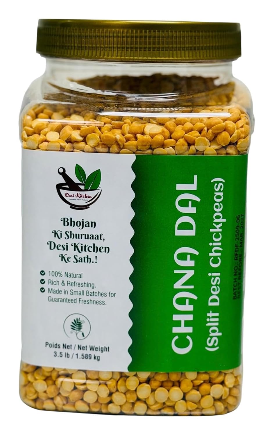 Desi Kitchen Chana Dal 4 Lb