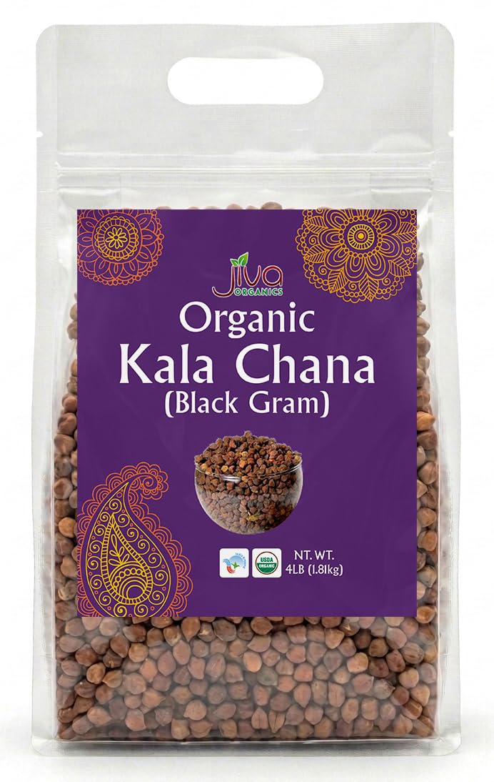 Jiva Organic Kala Chana 4Lb