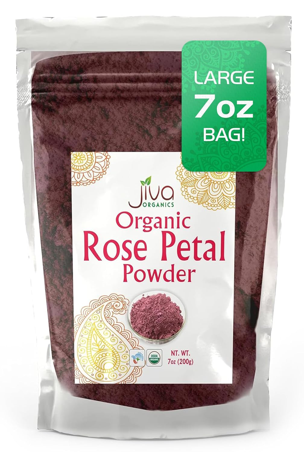 Jiva Organic Rose Petal Powder 200Gm