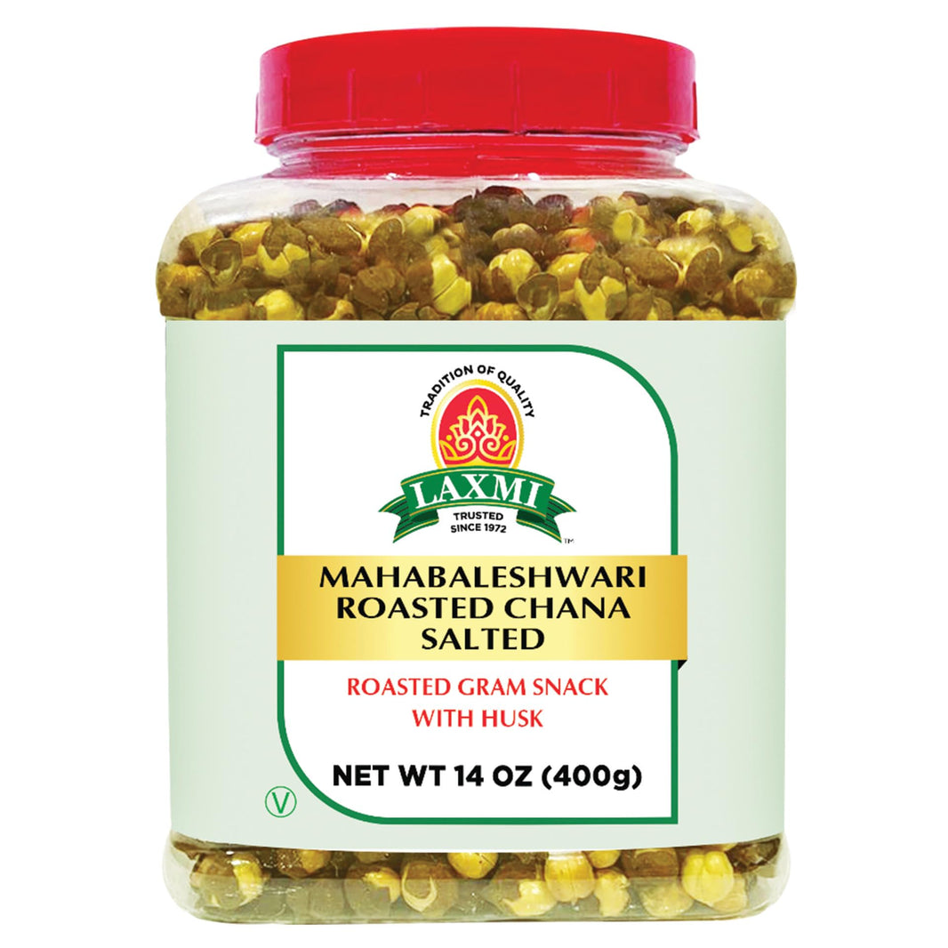 Laxmi Mahabaleshwari Roasted Chana Salted Jar 400 Gm