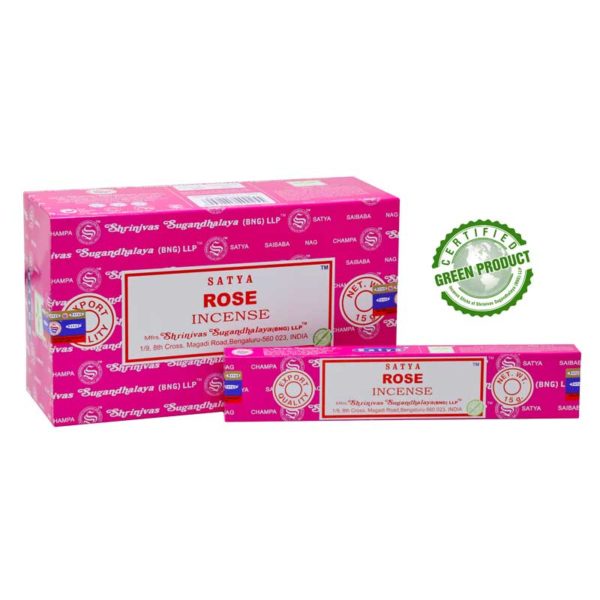 Satya Rose Incense 12x15 Gm