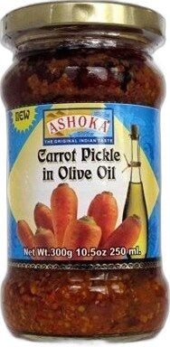 Ashoka Carrot Pickle In Olive Oil 300 Gm
