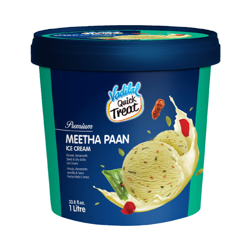 Vadilal Meetha Paan Ice Cream 1 Liter