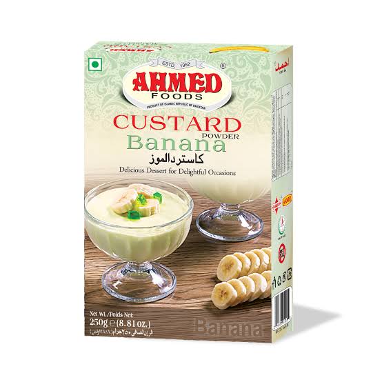 Ahmed Banana Custard Powder 250 Gm
