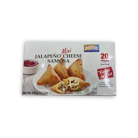 Ashoka Mini Jalapeno Cheese Samosa 20 Pc