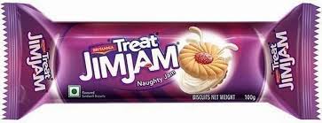 Britannia Jim Jam Cream Biscuits 3.2 Oz