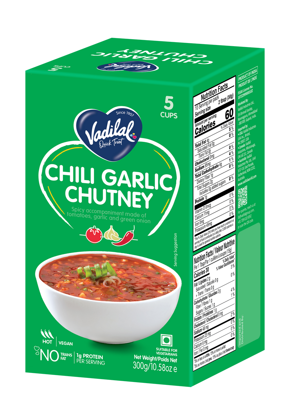 Vadilal Chili Garlic Chutney