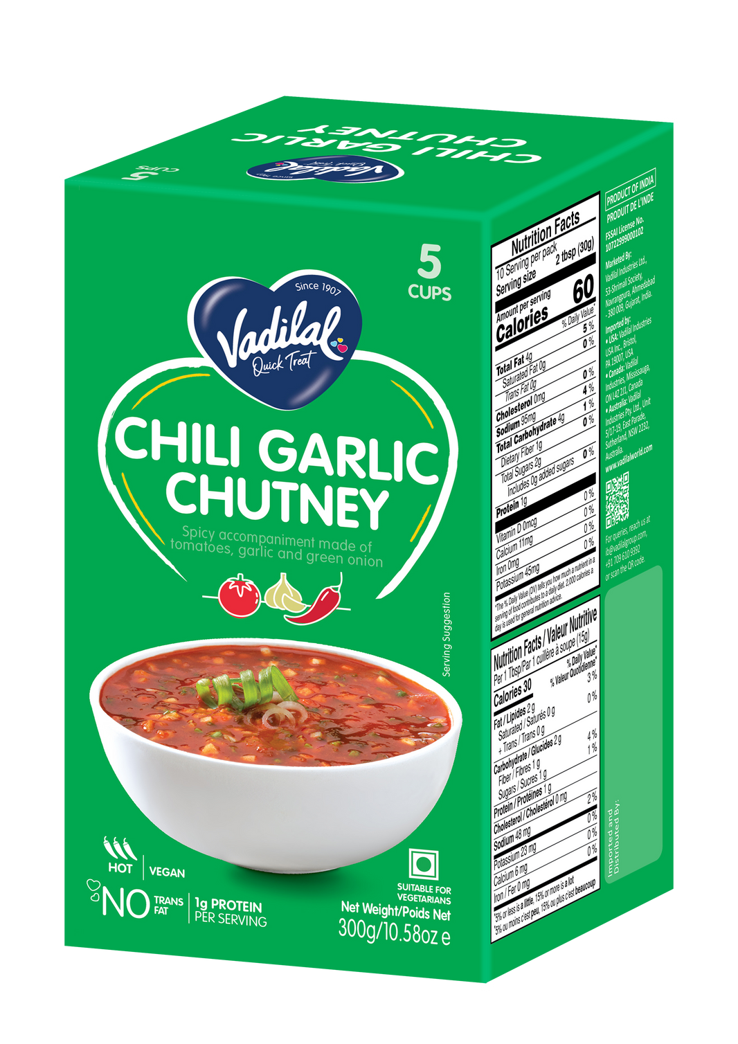 Vadilal Chili Garlic Chutney