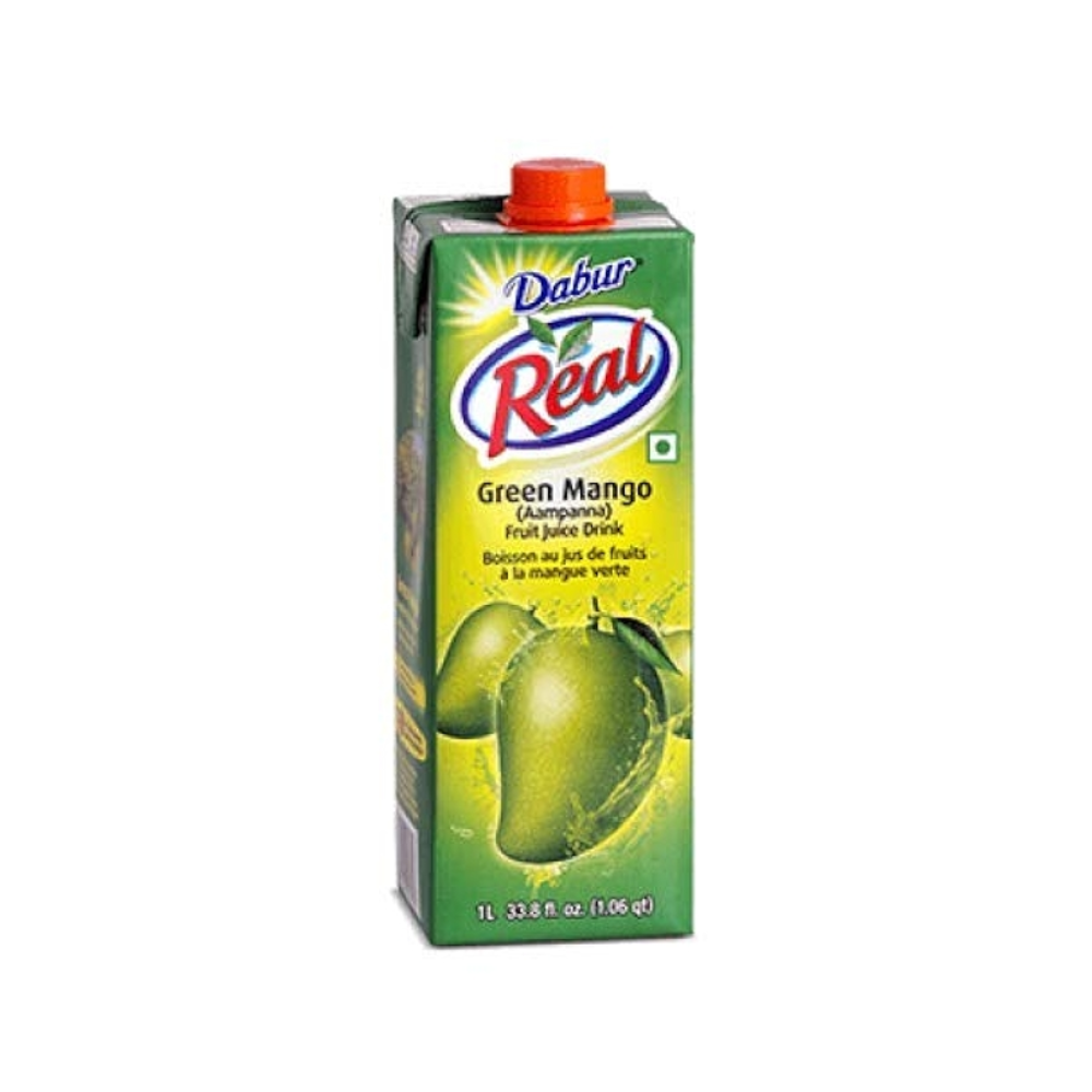 Dabur Real Aampanna Green Mango Drink 1Ltr