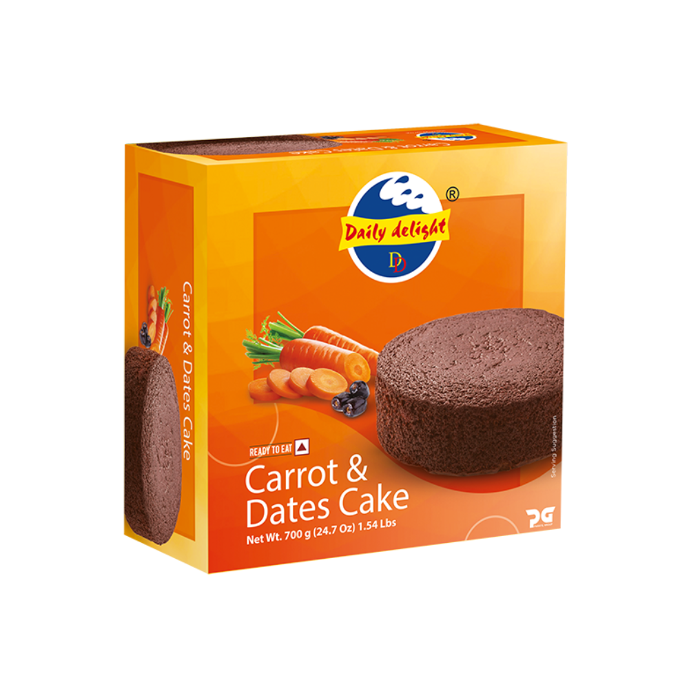 Daily Delight Carrot & Dates Cake 700g