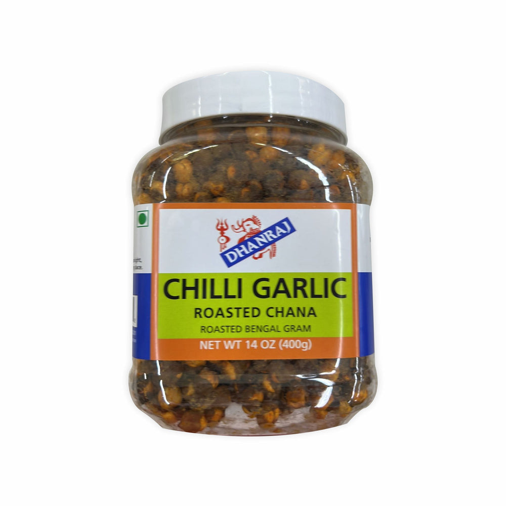 Dhanraj Chilli Garlic Chana 400 Gm