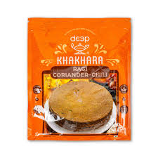 Deep Ragi Coriander Chilli Khakhra 7 Oz