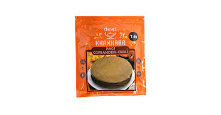 Deep Ragi Coriander Chilli Khakhra 7 Oz