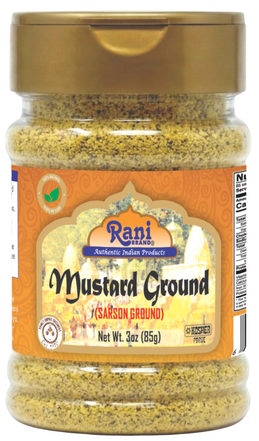 Desi Kitchen Yellow Mustard Ground 3 Oz