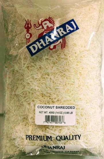 Dhanraj Shredded Coconut 400 Gm