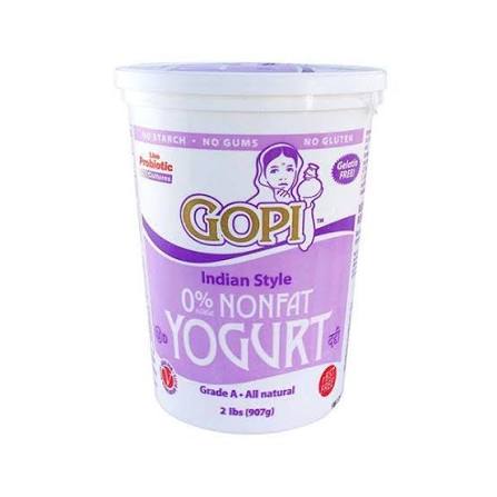 Gopi Non Fat Yogurt 2 Lb