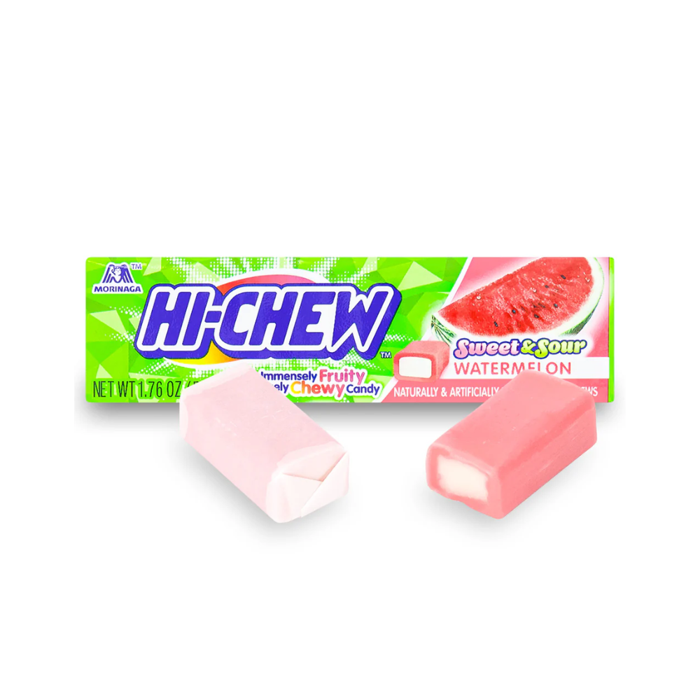 Hi-Chew Sweet & Sour Watermelon Candy 50g