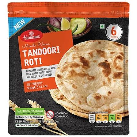 Haldiram's Tandoori Roti 360 Gm