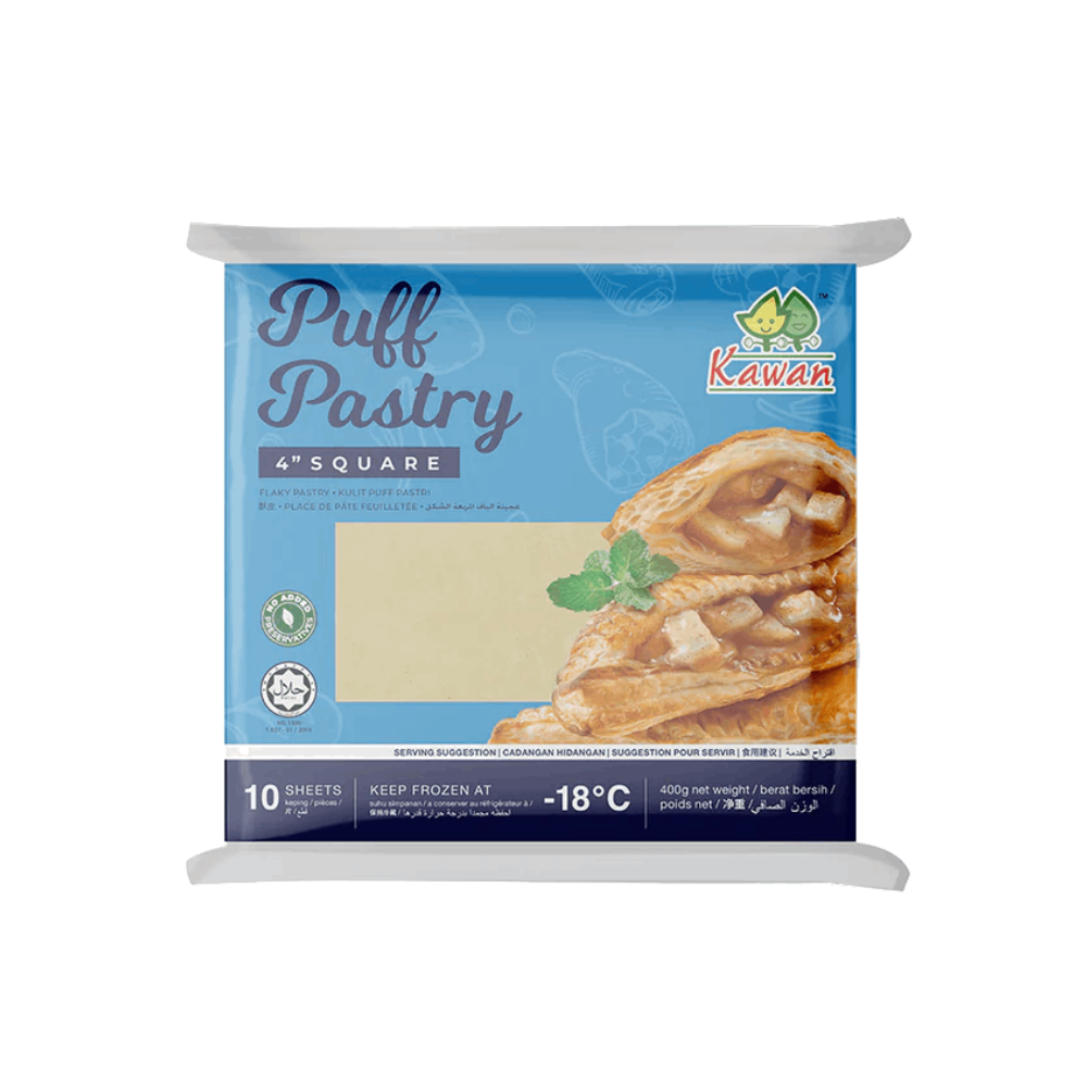 Kawan Puff Pastry Squares 10ct 400g