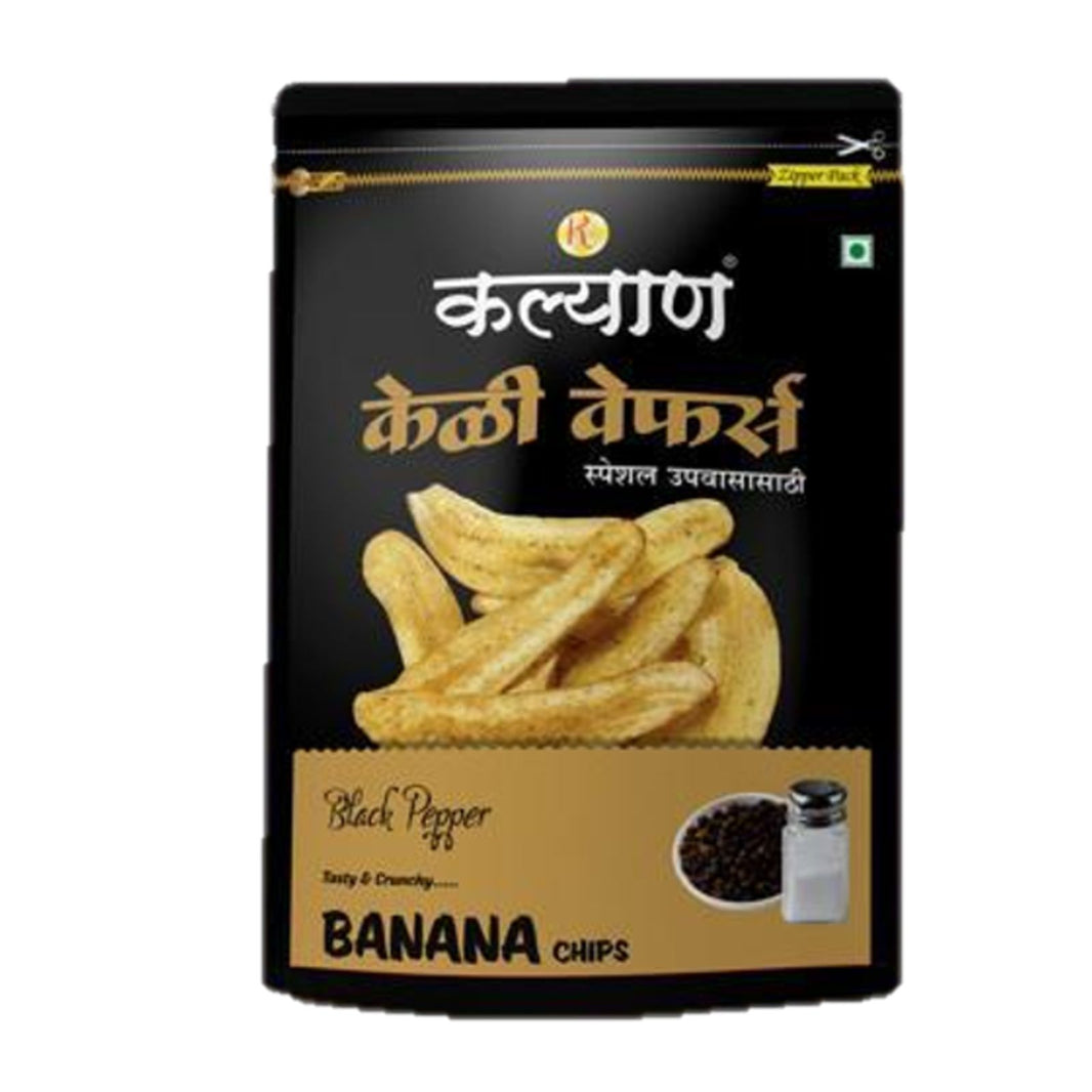Kalyan Banana Chips Black Pepper 200g