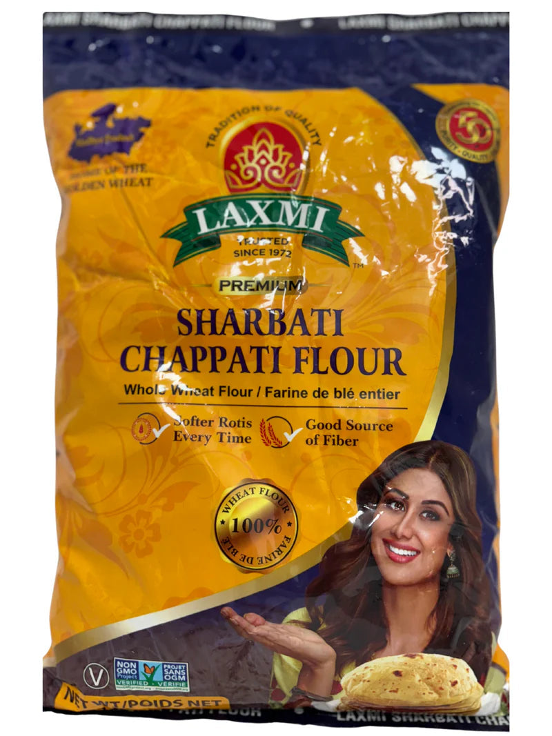 Laxmi Sharbati Chapati Flour 4 Lb