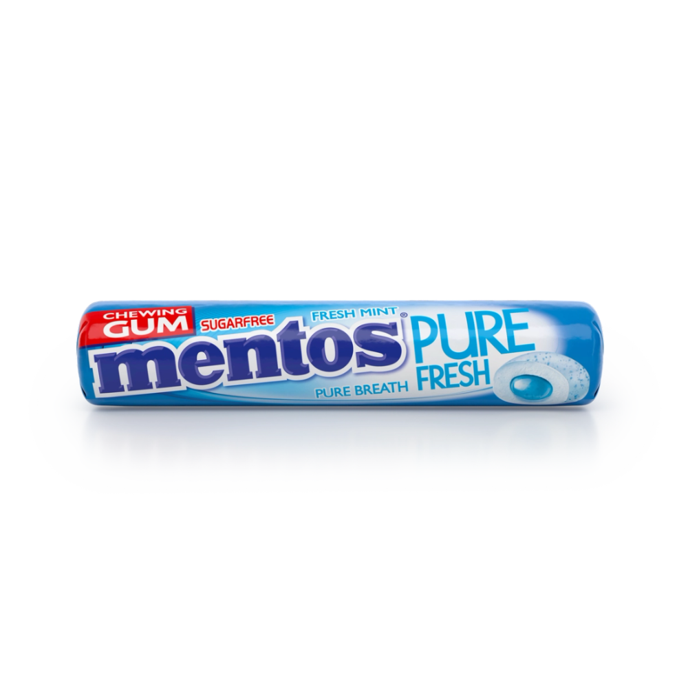 Mentos Fresh Mint Sugar Free Gum 15ct