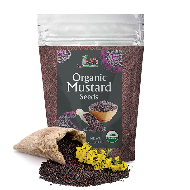 Jiva Organic Mustard Seeds 7Oz