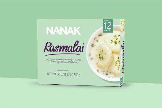 Nanak Rasmalai 12 Ct 850 Gm