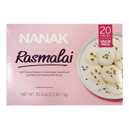 Nanak Rasmalai 20 Ct 1 Kg