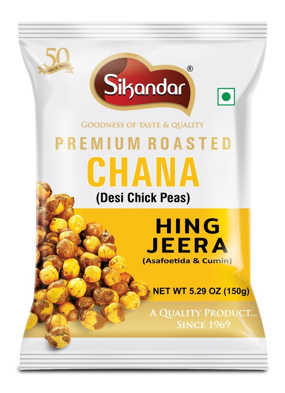 Sikandar Roasted Chana Hing Jeera 150g