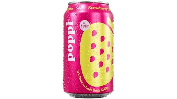 Poppi Strawberry Lemon Soda 355 Ml