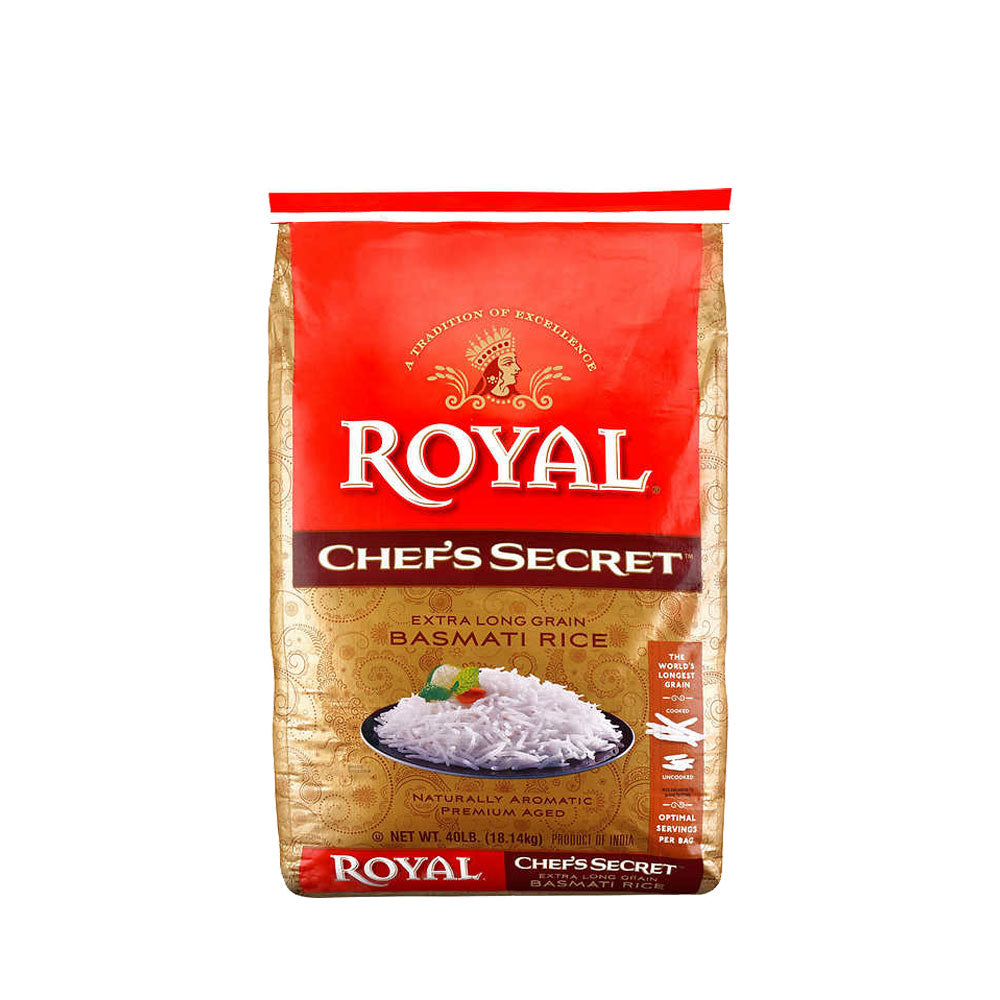 Royal Chef Secret Basmati Rice 20Lb