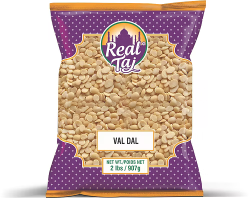 Real Taj Val Surati Whole Field Beans 2 Lb