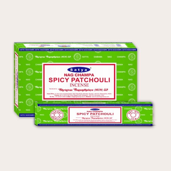 Satya Spicy Patchouli Incense 12x15 Gm
