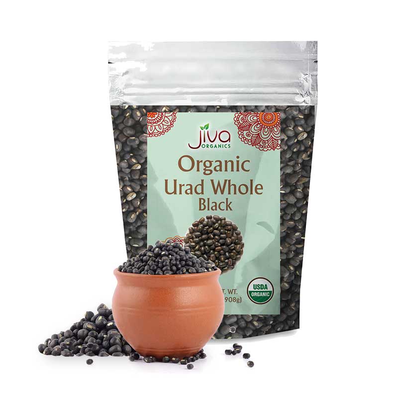Jiva Organic Urad Whole 2Lb