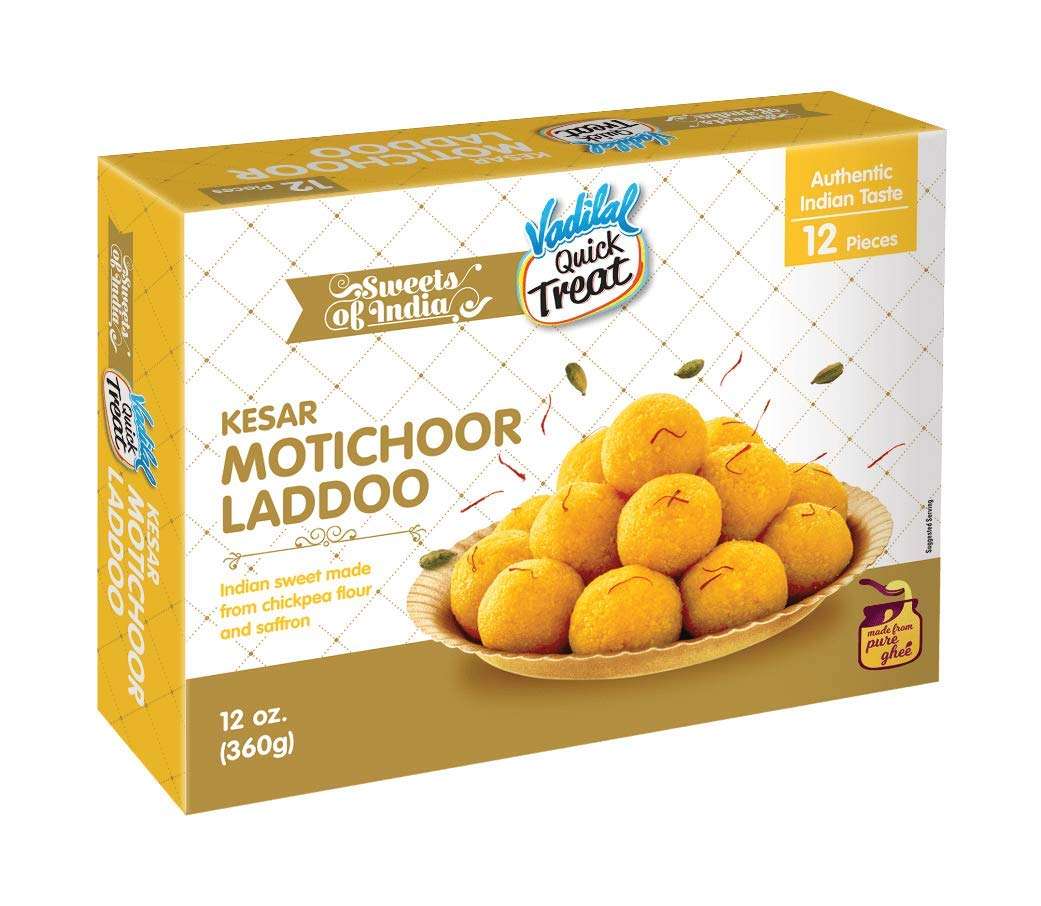 Vadilal Kesar Motichoor Laddoo